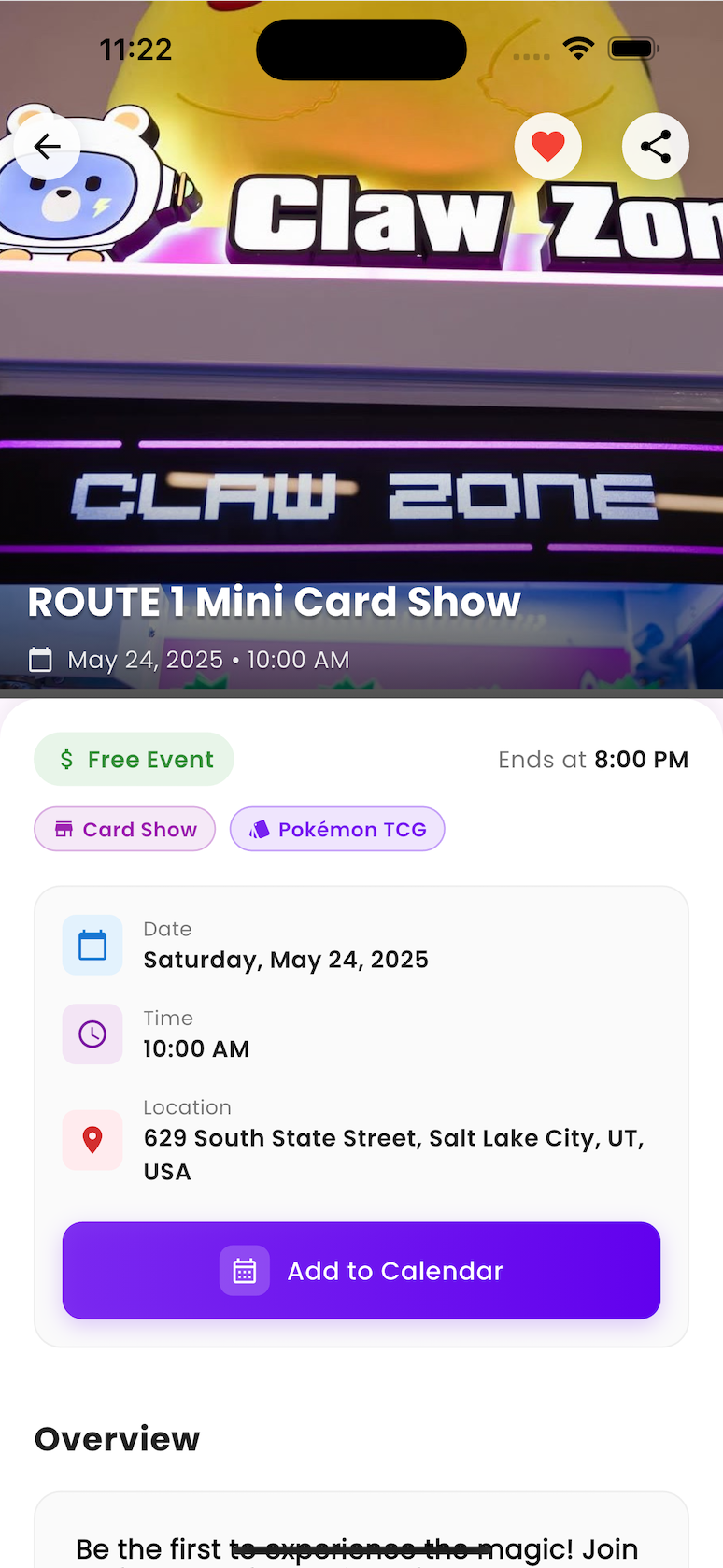 TCG Party App Screenshot